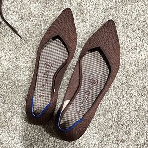 Rothys - Pointed toe, flats, brown, W7